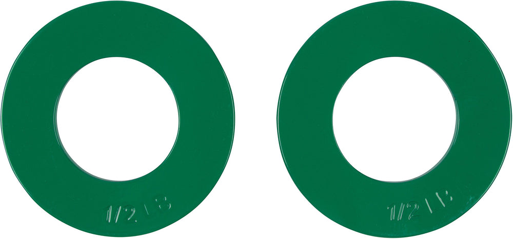 Trademark Innovations close-up of stamped weight and color for fast identification