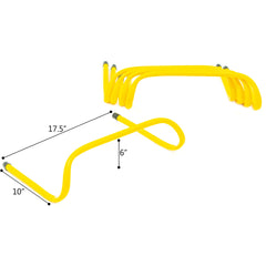 Trademark Innovations close-up of hurdle surface and flexible material for impact resistance