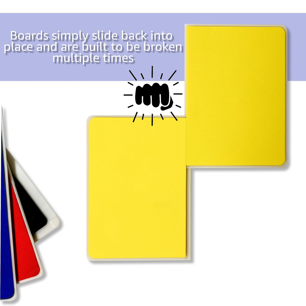 Trademark Innovations stacked boards showing color and thickness differences for progression benefit