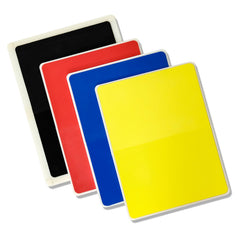 Trademark Innovations front view of the four-board set showing all colors and portability benefit