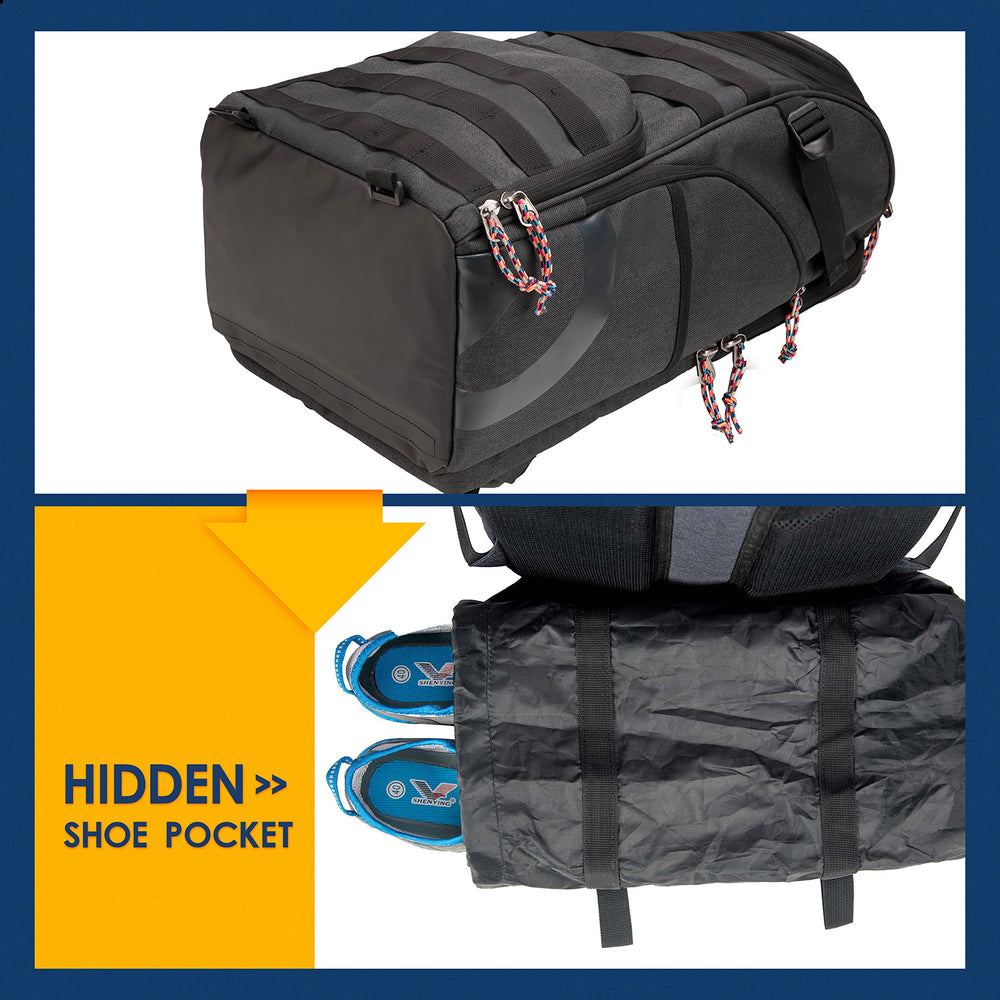 TRAILKICKER breathable 3D back padding closeup for cooler comfortable carries