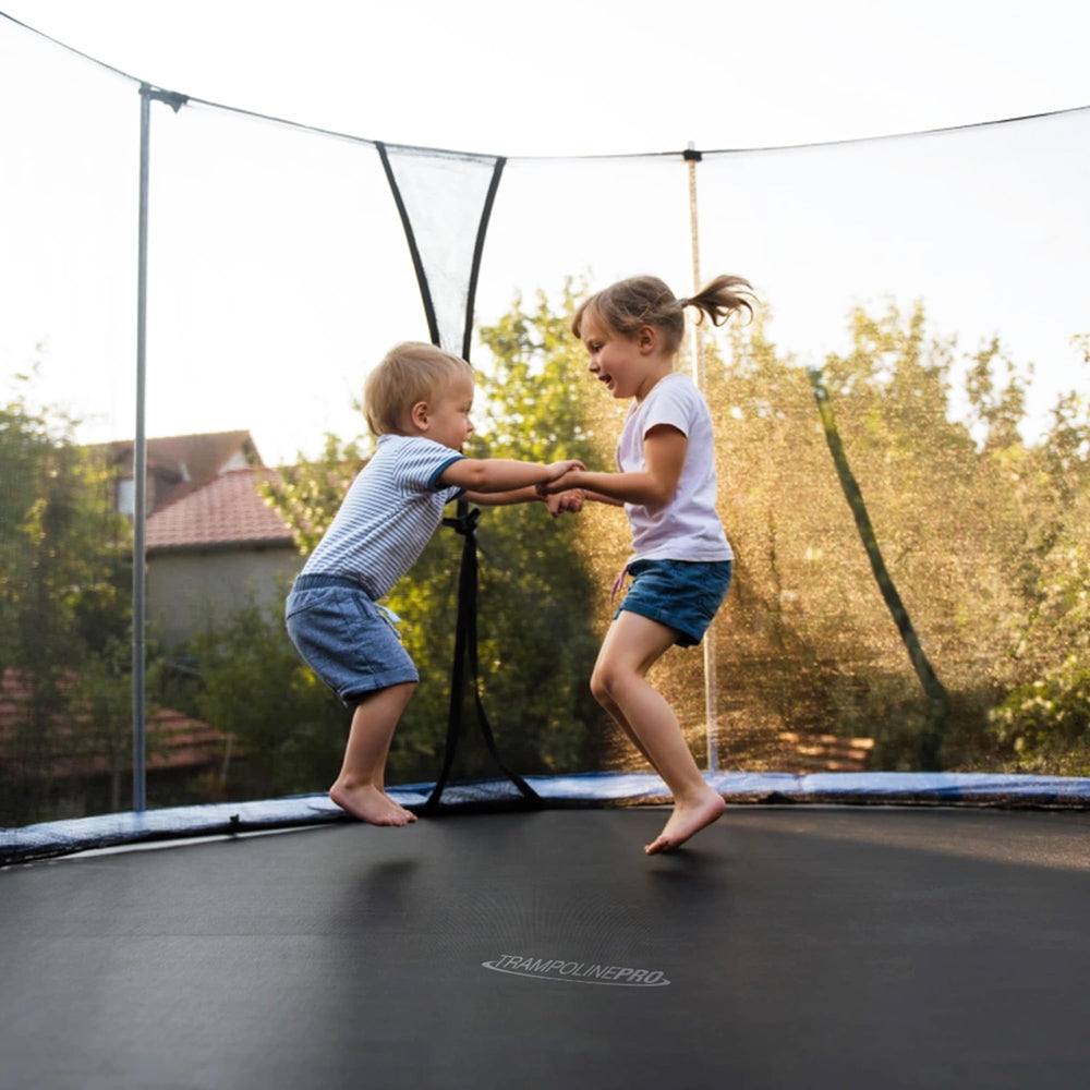 Trampoline Pro measurement guide illustration helping confirm correct fit