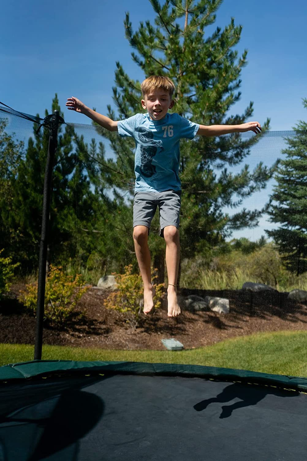 Trampoline Pro UV-resistant texture close-up highlighting weather protection