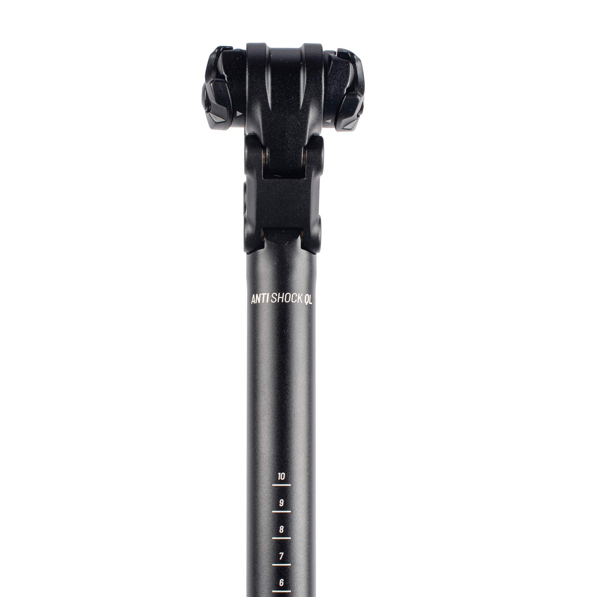 TranzX Antishock QL installed on bike side view for real-world fit