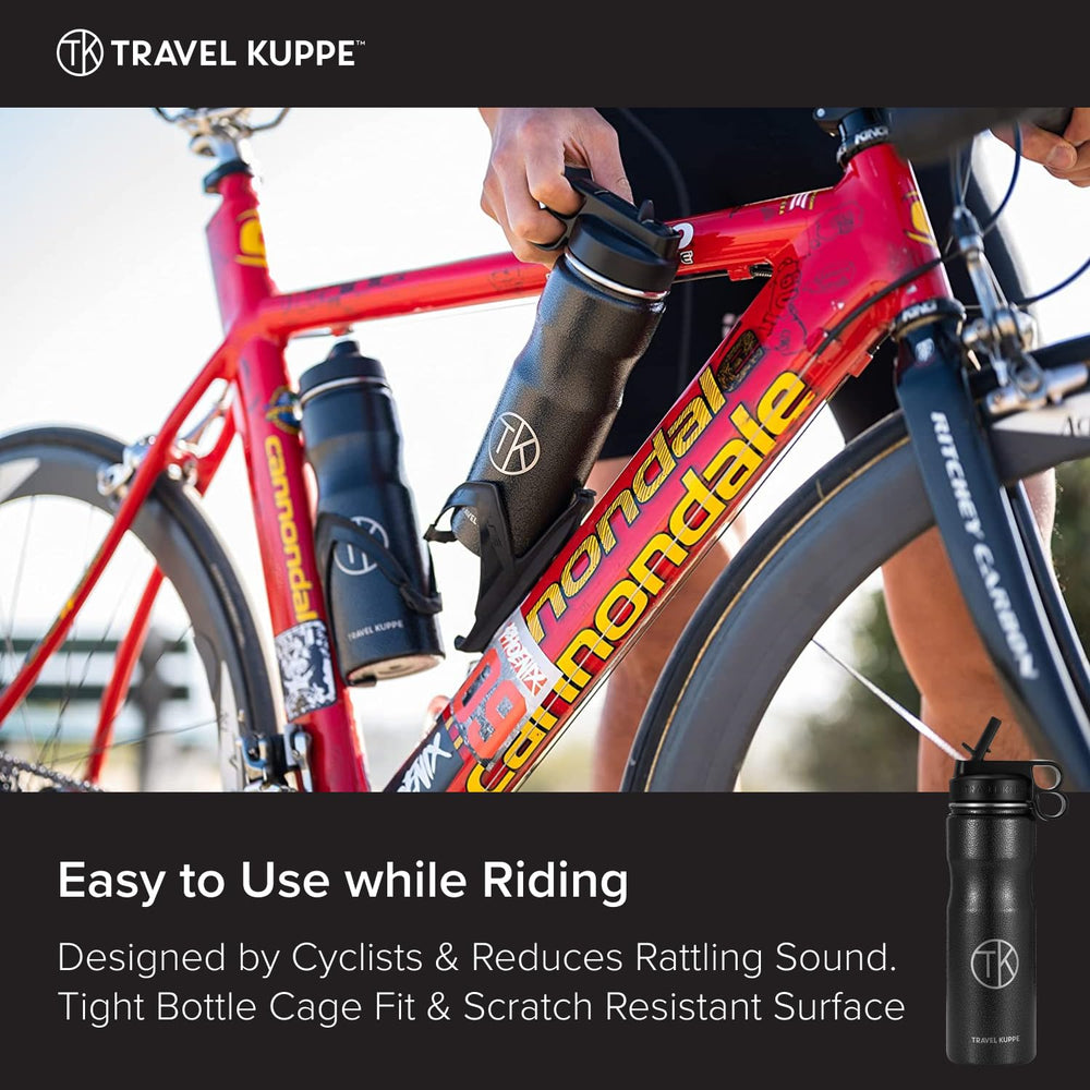 Travel Kuppe with silicone sleeve showing extra protection and no rattle