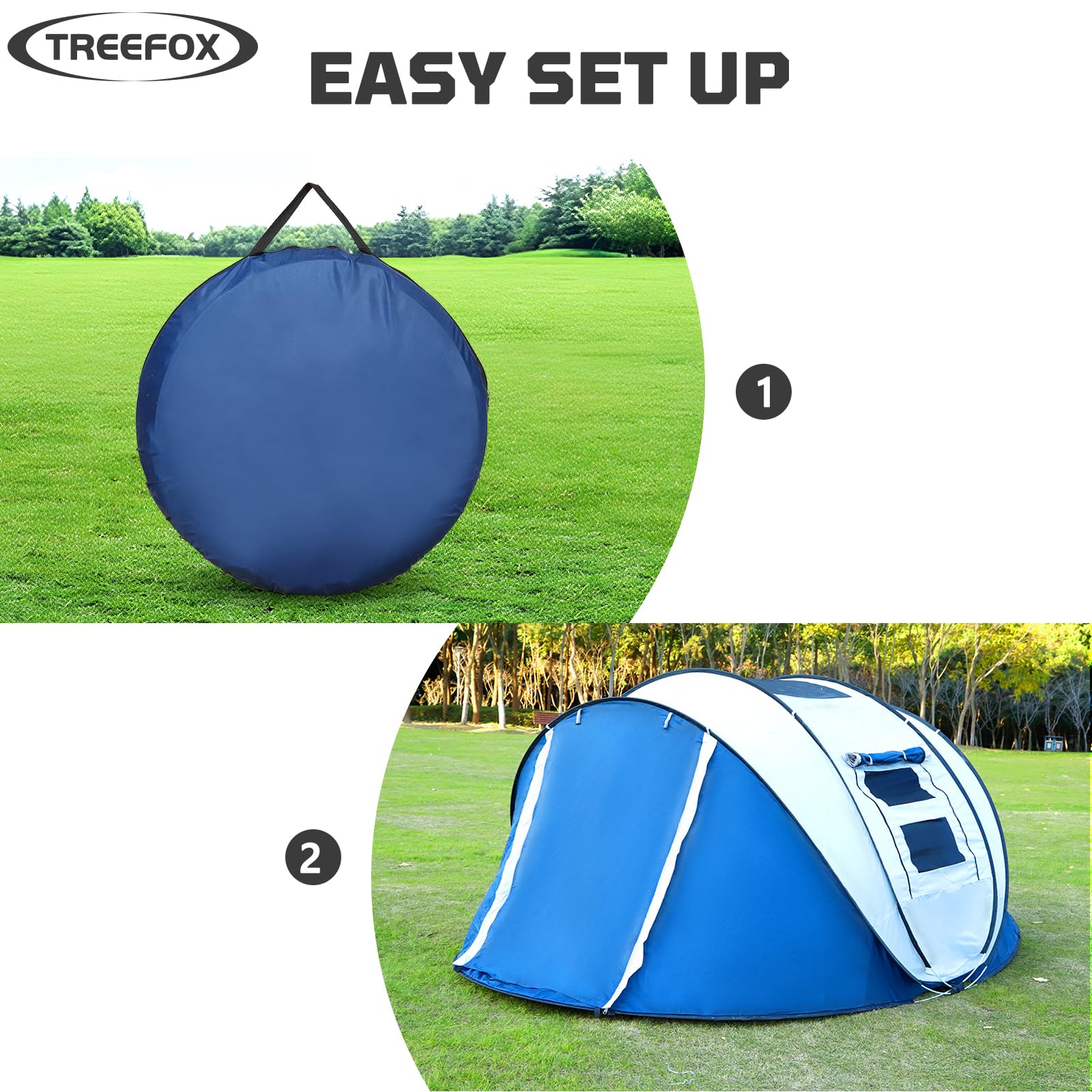 treefox size comparison with backpack illustrating compact portability benefit
