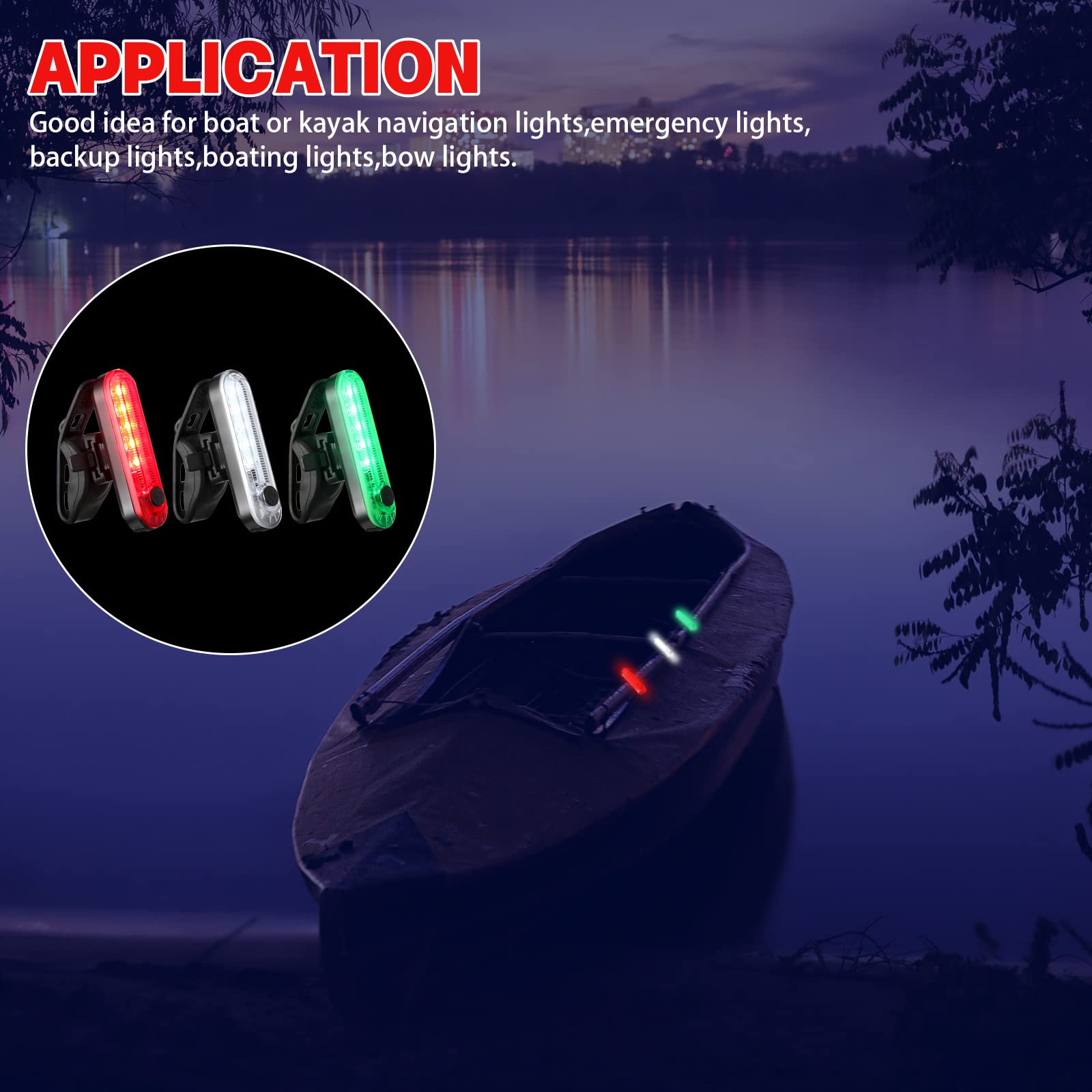 Treela lights displaying steady and chase modes to illustrate high-visibility signaling options