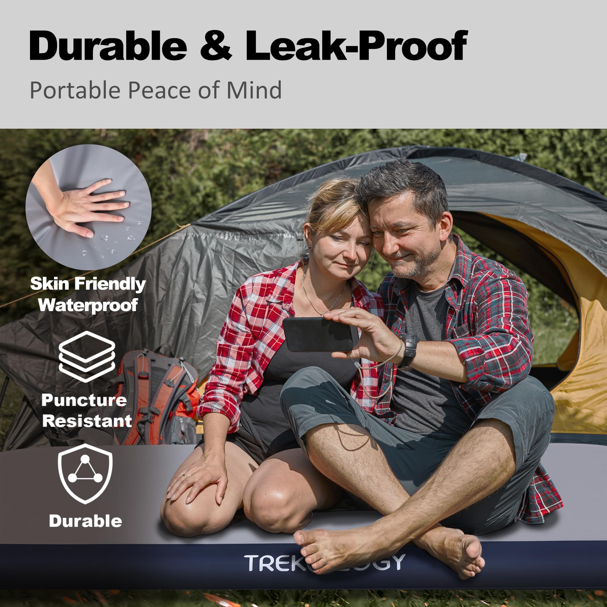 TREKOLOGY folded compact carry size for easy transport and storage