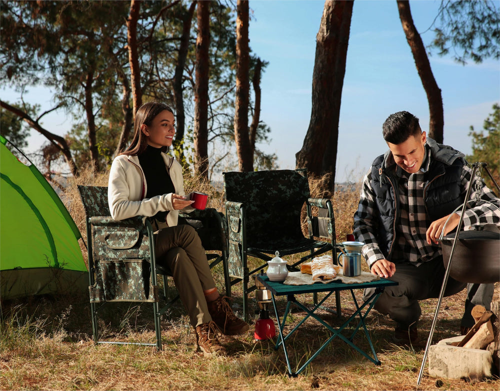 TREKOLOGY TALU supporting a camp stove showing safe prep surface and heat resistance benefit