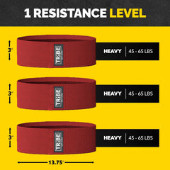 Tribe Lifting close-up of inner textured fabric grip preventing roll for secure performance