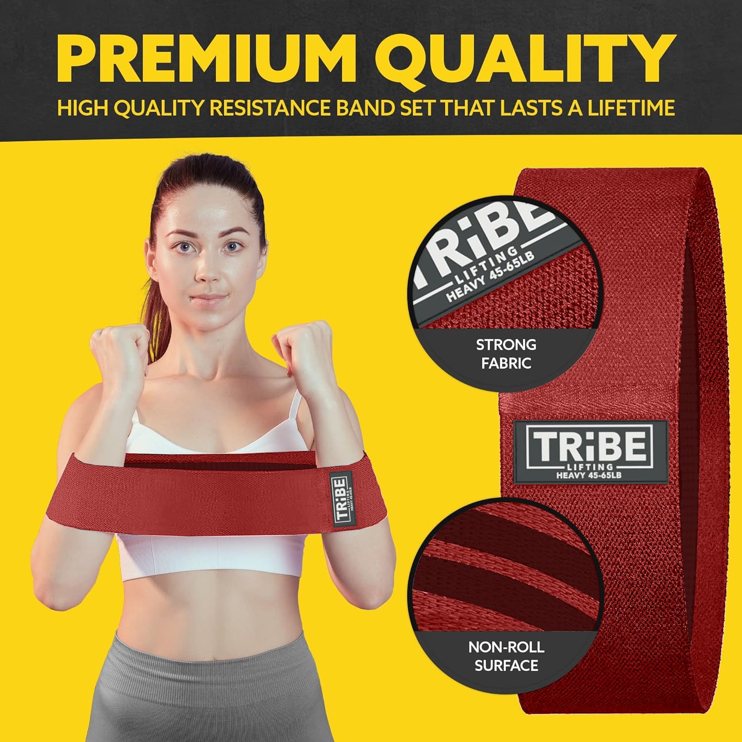 Tribe Lifting detail shot of 12.5-inch length and 3-inch width demonstrating stable pressure distribution