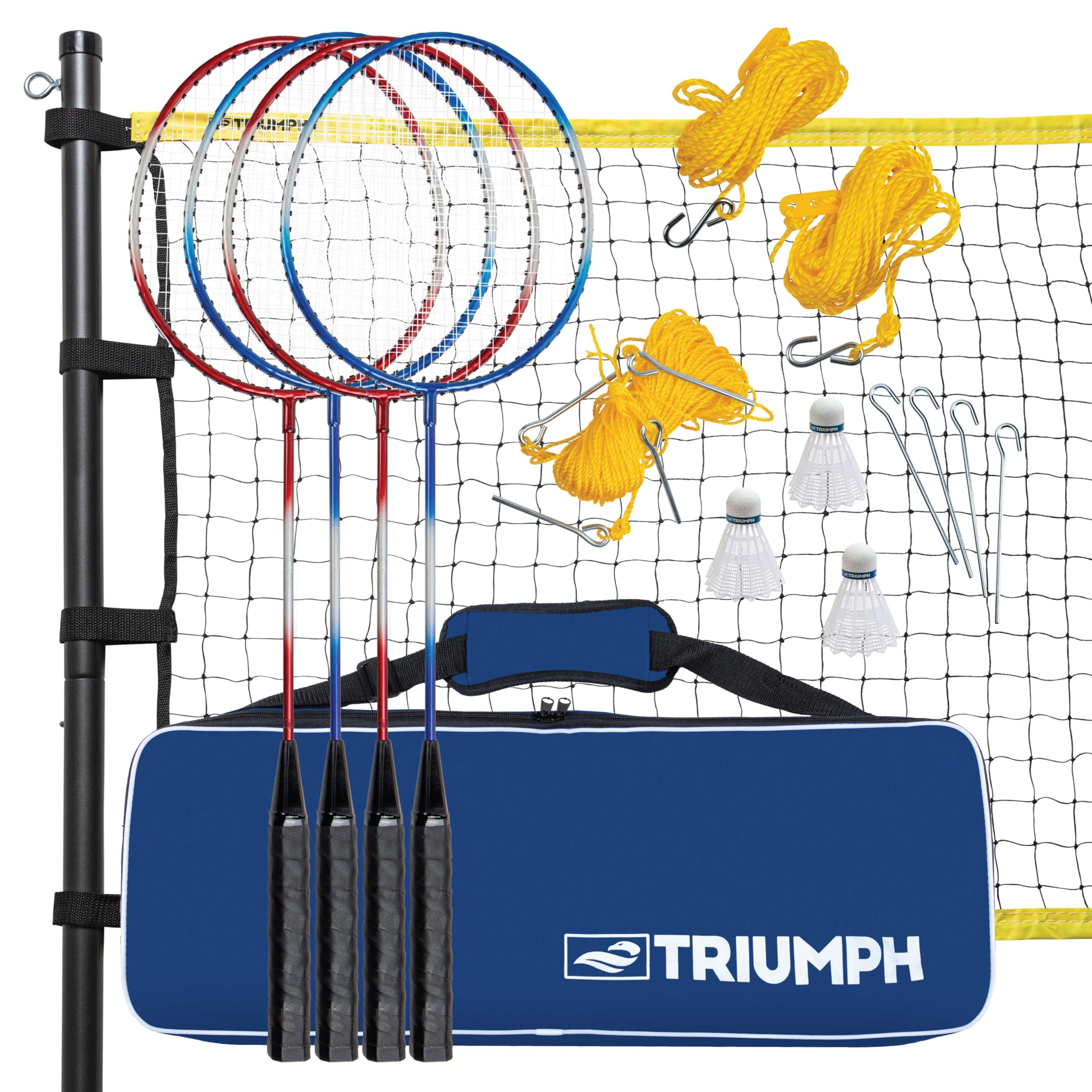 Triumph Sports front view of kit showing all components and quick setup benefit