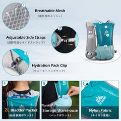 TRIWONDER ventilated back panel promoting airflow and cooling benefit