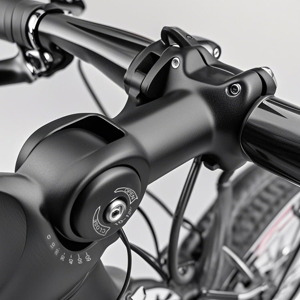 TRIWONDER installed on a mountain bike showing improved upright riding comfort