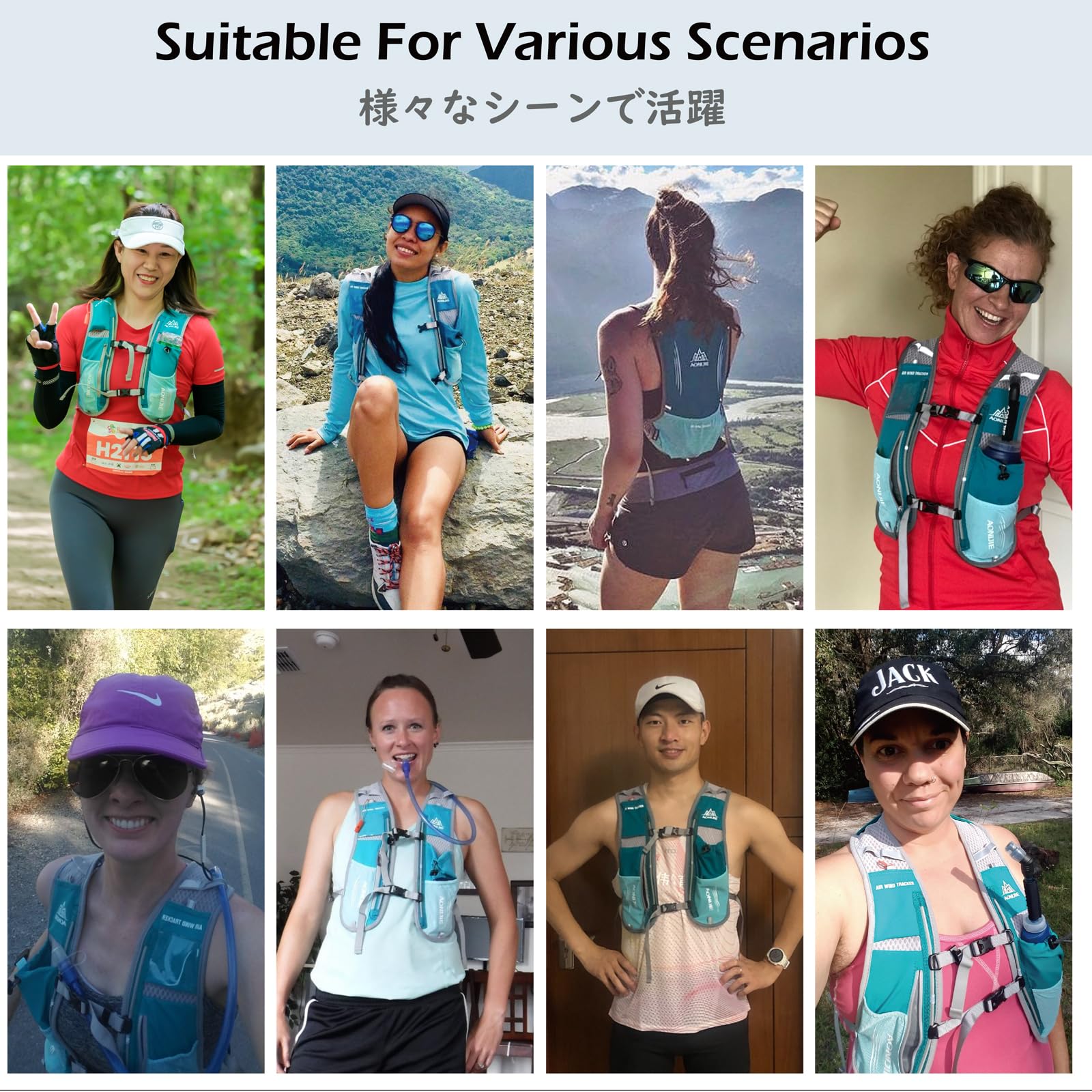 TRIWONDER vest worn by runner to show scale and low-bounce fit
