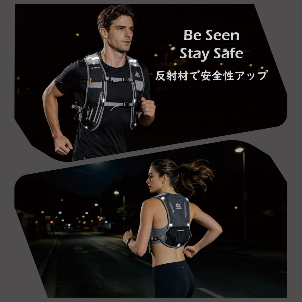TRIWONDER 500ml soft flask in pocket for instant hydration on the move
