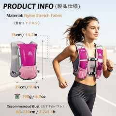 TRIWONDER ventilated back panel displaying breathable mesh for cooling during runs