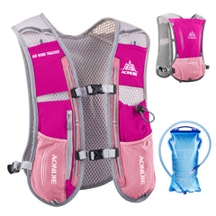 TRIWONDER front view of pink vest showing pockets and low-profile fit benefiting quick access