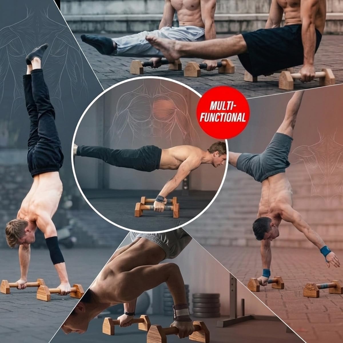 trlakepreble handstand practice setup demonstrating balance support and safety