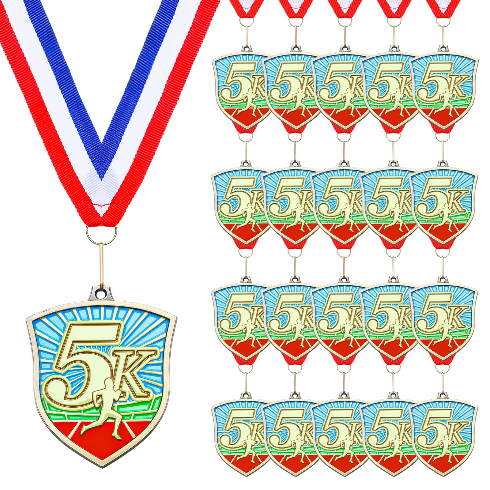 Trnayi front view medal showing 5K design and award appeal