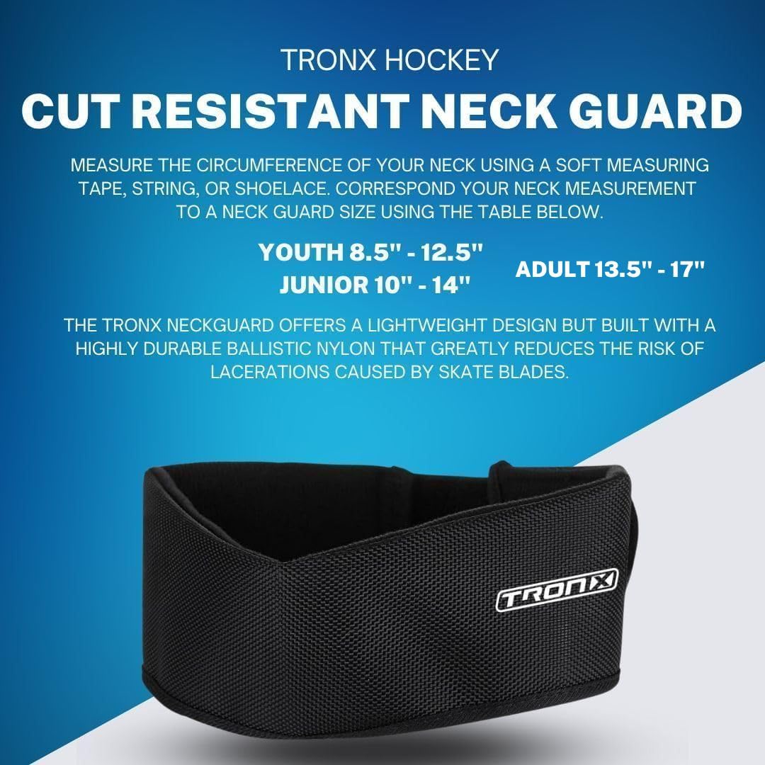 TronX worn by a youth player showing comfortable fit and clear protection