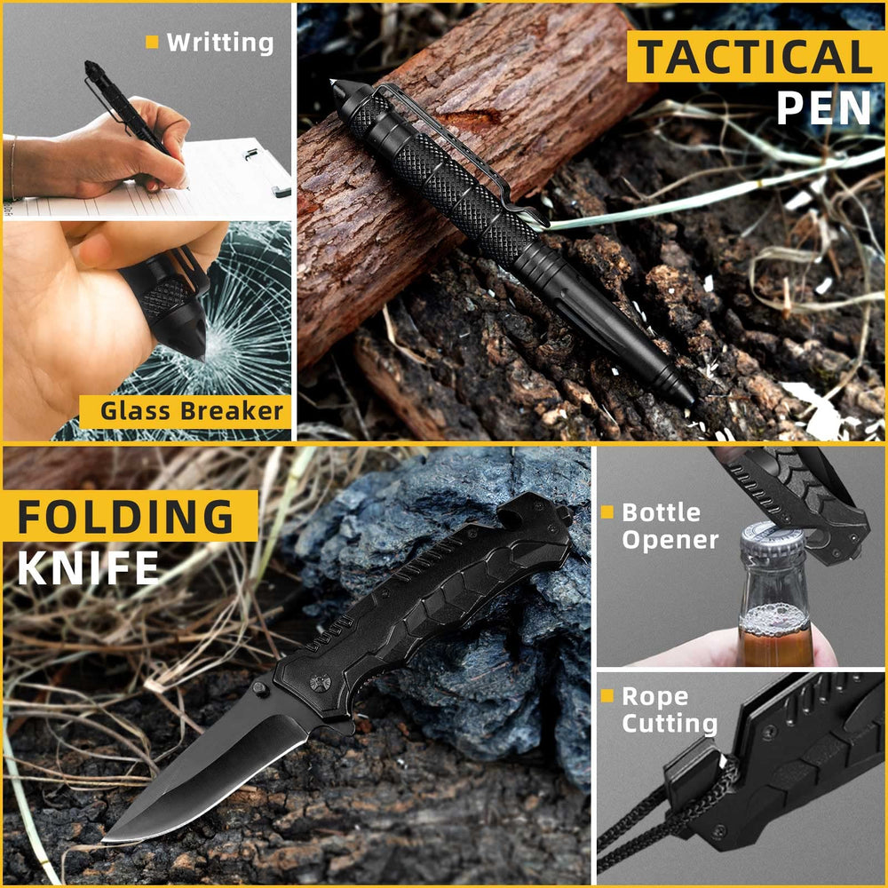 TRSCIND flint and scraper detail for reliable spark-based fire starting advantage