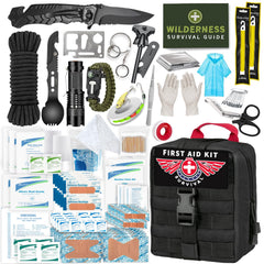 TRSCIND front view of packed pouch showing compact organization and quick carry benefit