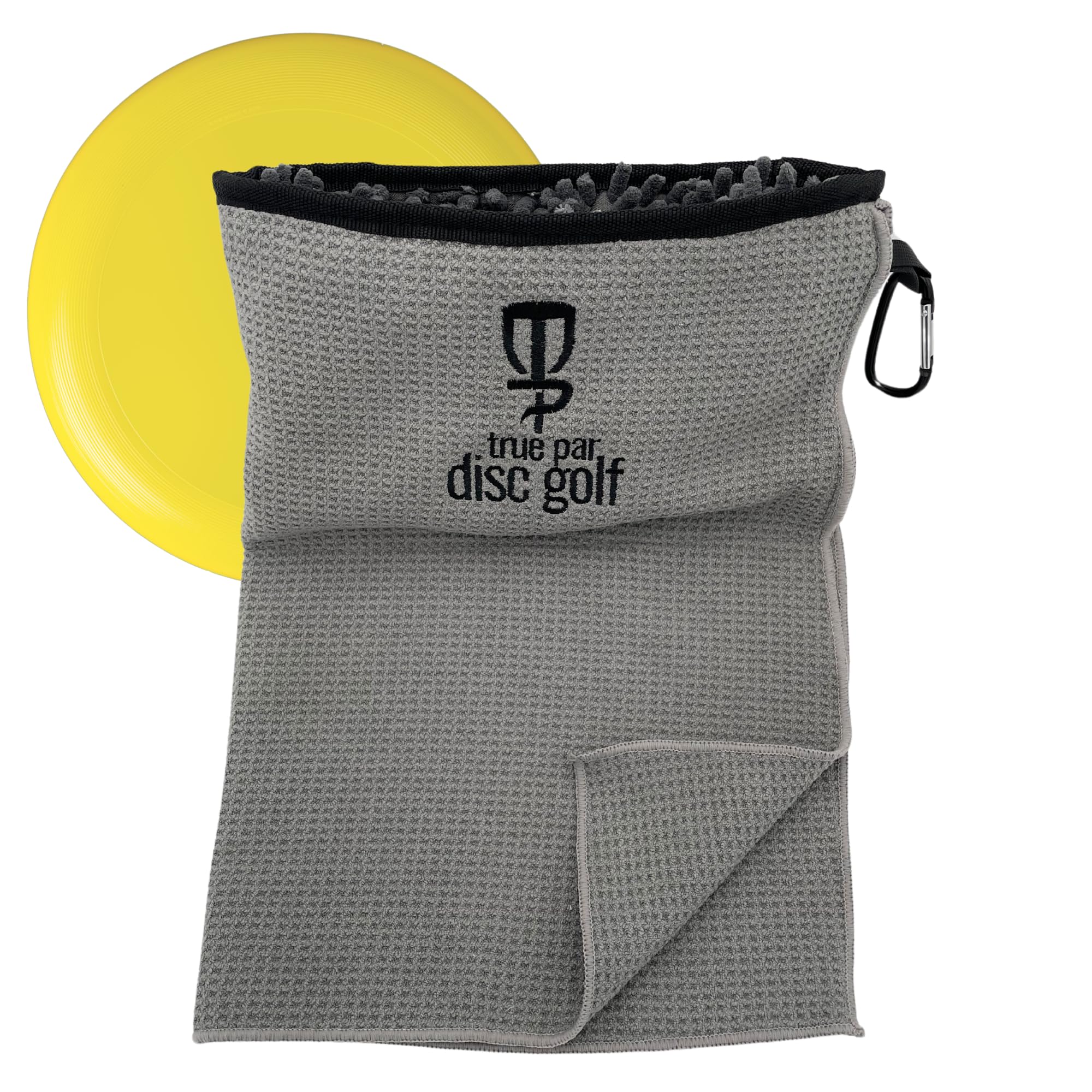 True Par chenille pocket close-up removing mud for improved disc grip