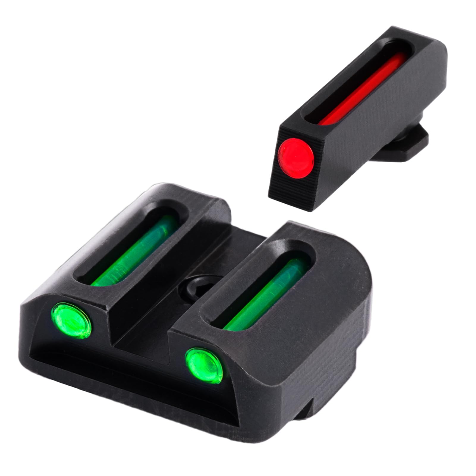 TRUGLO front packaging showing red front and green rear for quick sight pickup