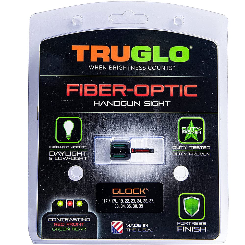 TRUGLO sight installed in holster showing smooth draw benefit