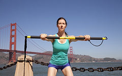 TRX RIP Trainer bar closeup highlighting grip texture and durable construction benefits