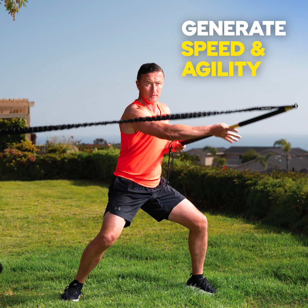 TRX RIP Trainer demonstration during indoor workout showing coached form and safety benefits