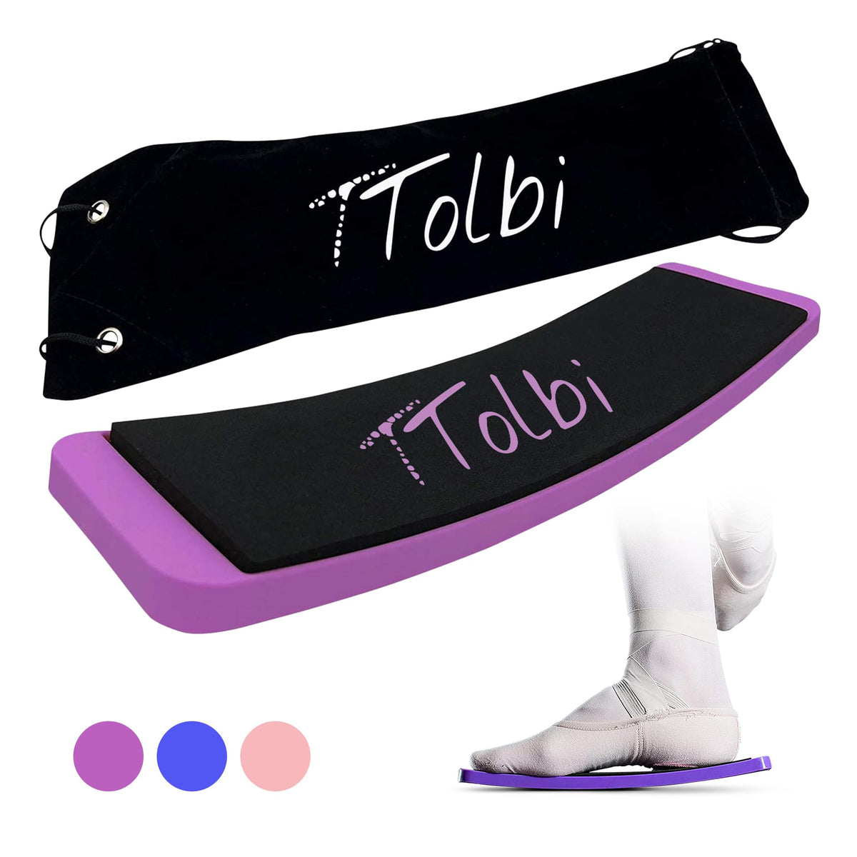 TTolbi turn board front view showing stable deck and balance benefit