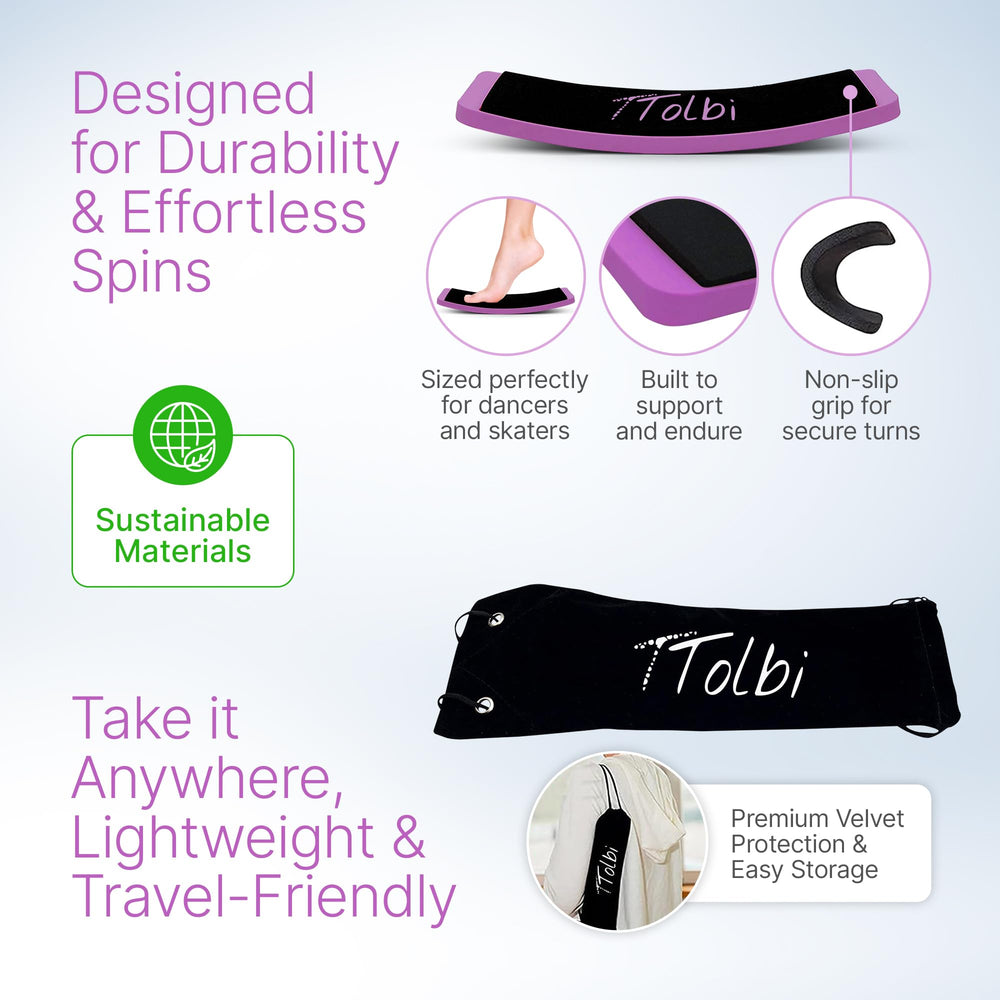 TTolbi turn board in studio use supporting practice and posture work