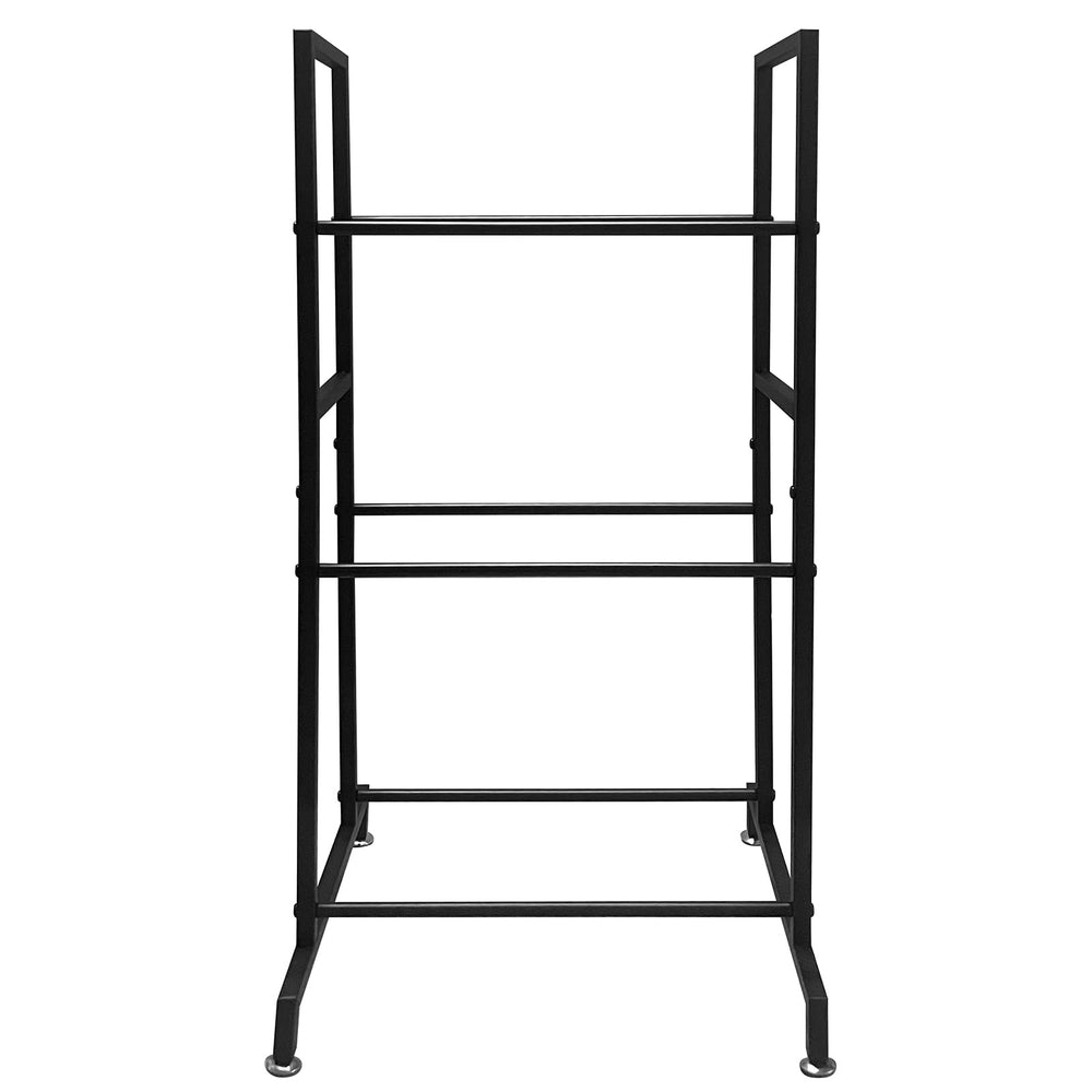 TTzycc top view of fully loaded rack demonstrating capacity for 60+ discs
