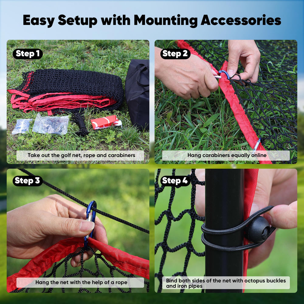 TUBAGOU net packed in carry bag for compact transport and easy storage benefit