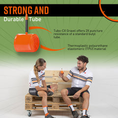 Tubolito unfolded tube texture highlighting lightweight strength