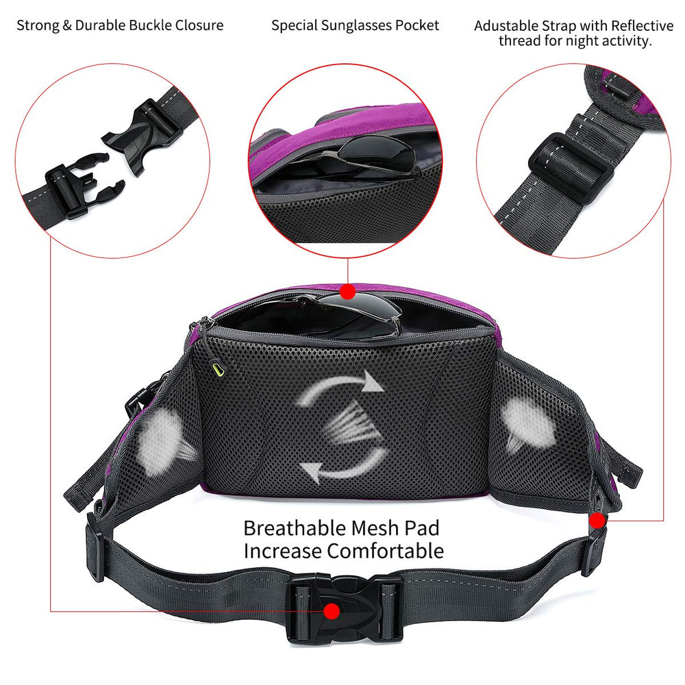 TUDEQU reflective webbing and breathable mesh padding for visibility and comfort