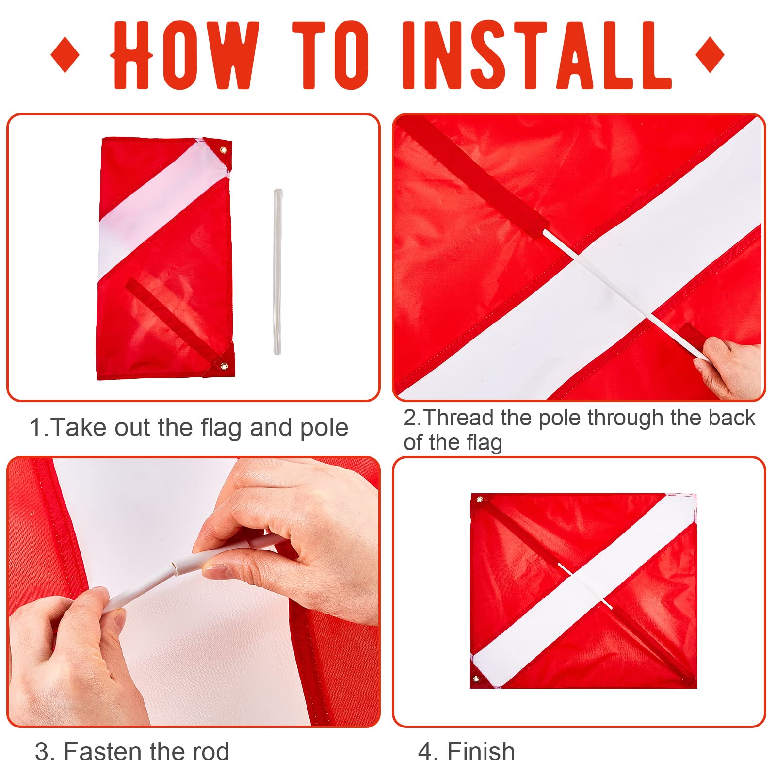 Tudomro collapsible stiffening pole folded compactly for easy storage