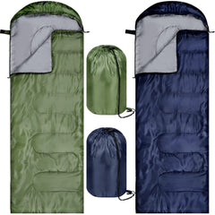 Tudomro front view of two sleeping bags showing colors and fit, useful for quick identification