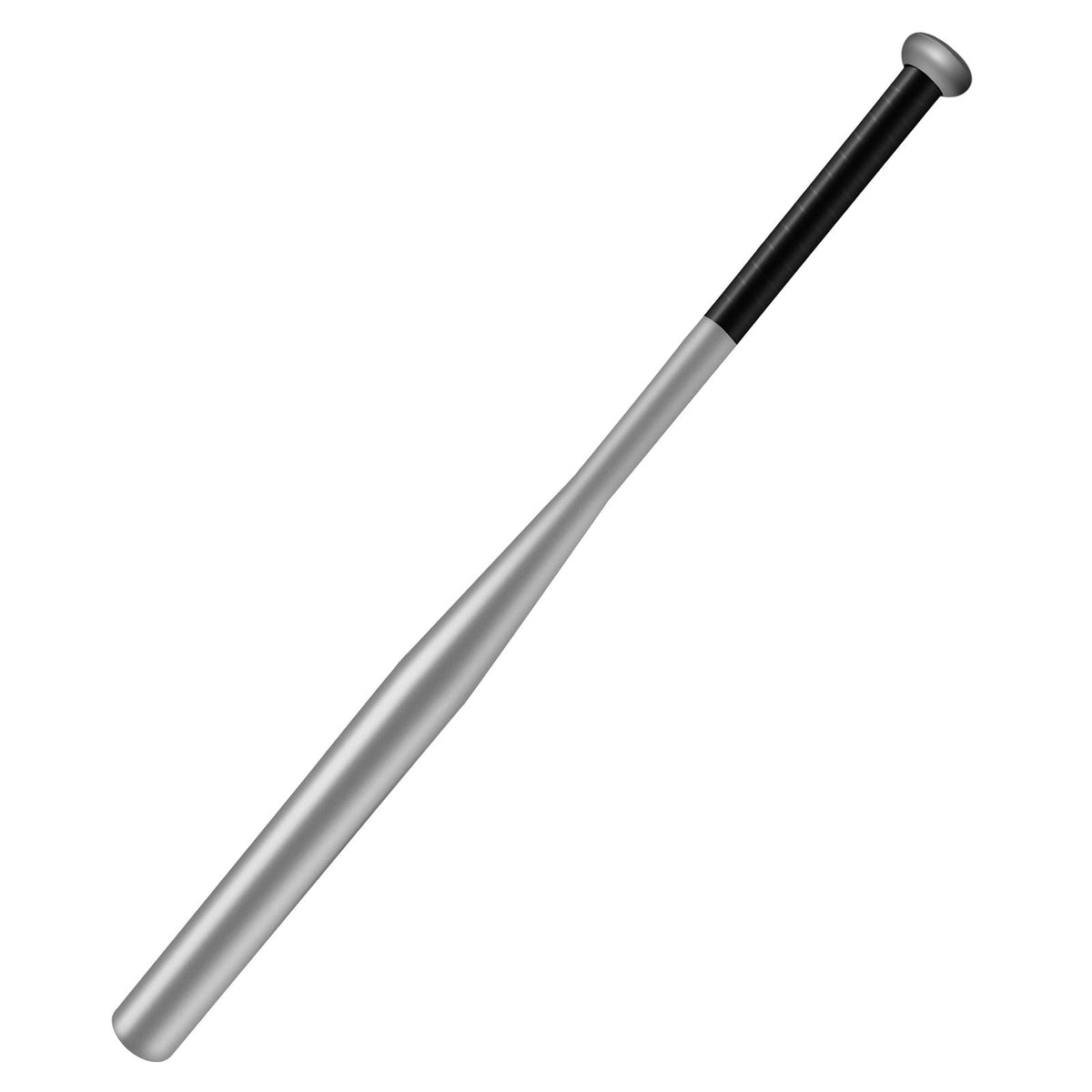 Tuggui silver bat front view showing polished steel finish and balanced design
