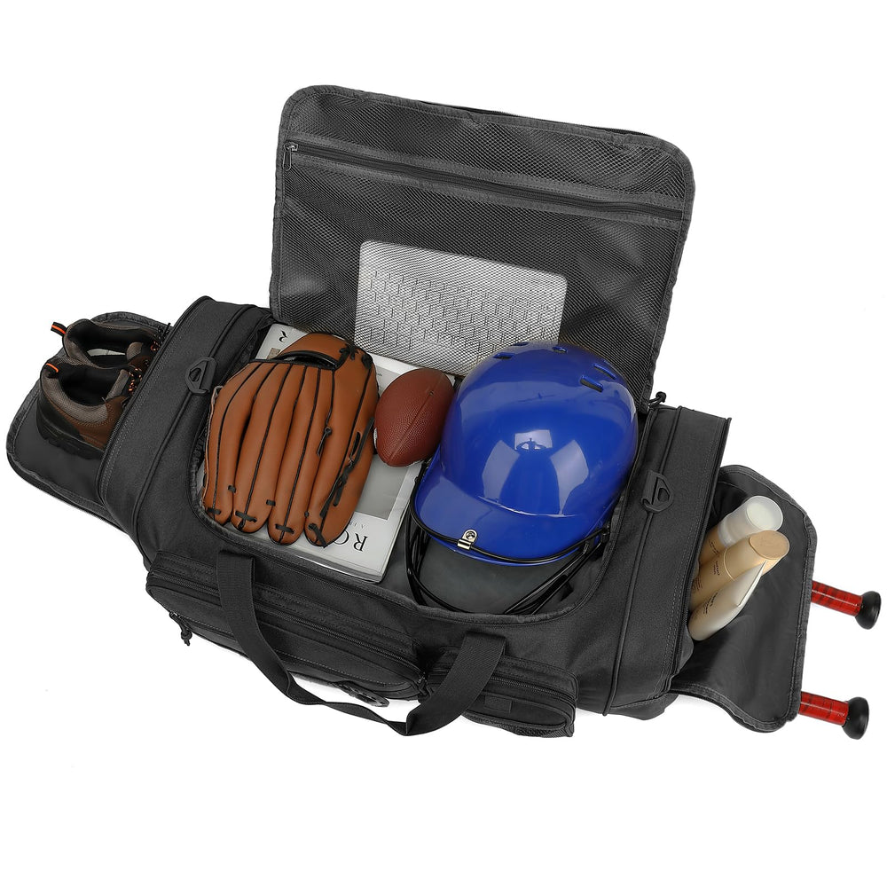 TUGUAN hidden backpack straps deployed for comfortable hands-free transport