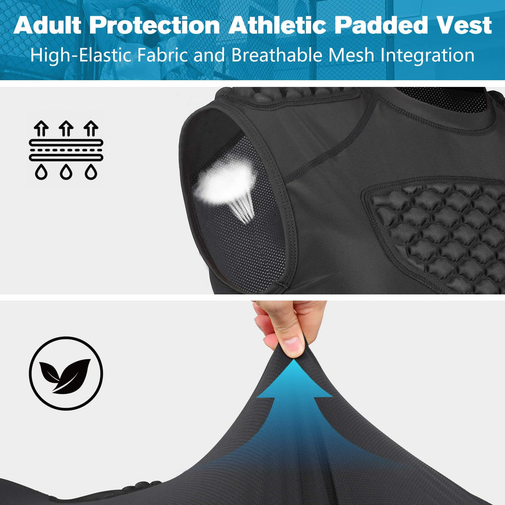 TUOY close-up of integrated foam padding highlighting durable protection