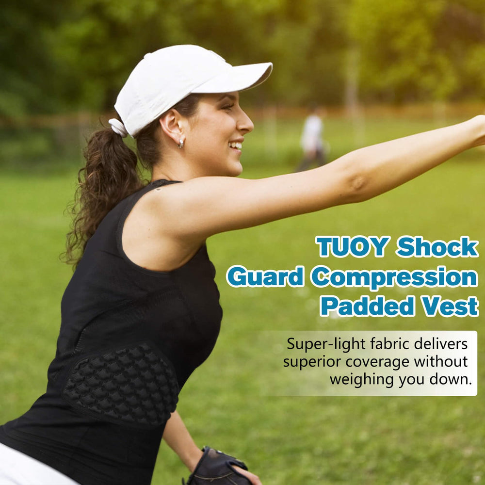 TUOY strap and seam detail showing secure fit and reduced chafing