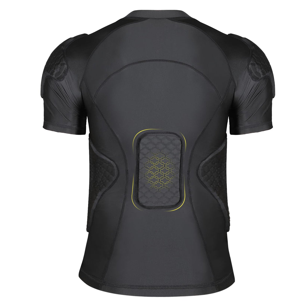 TUOYR back padding detail highlighting spine-area protection and fit