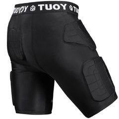 TUOYR front view padded girdle showing protective coverage and comfortable fit