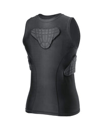 TUOYR front view vest showing slim protective chest fit and mobility benefit