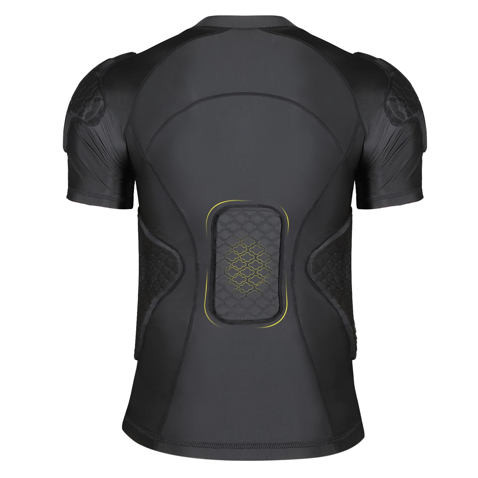 TUOYR shoulder protection detail showing ergonomic pad for reduced trauma
