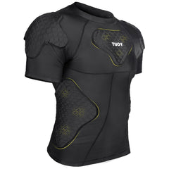 TUOYR side profile demonstrating compression fit that supports muscle movement
