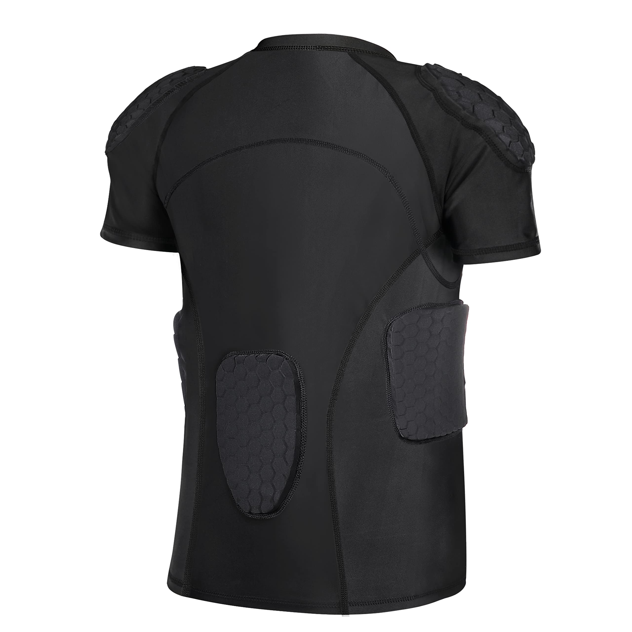 TUOYR side profile under a jersey demonstrating low-profile protection